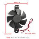 DC 18V Ložisko pouzdra chladicího ventilátoru pro indukční sporák Bezkartáčový plast 2kolíkový AC