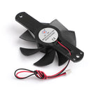 DC 18V Ložisko pouzdra chladicího ventilátoru pro indukční sporák Bezkartáčový plast 2kolíkový AC