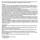 Gravador de unidade de DVD CD RW externo tipo C USB ultrafino para laptop preto