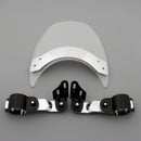 Čelní sklo pro Kawasaki Suzuki Aprilia Indian Dyna Softail Sportster Generic