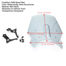 Parabrisas de motocicleta ABS para Honda CB650R 19-23/CB1000R 18-20