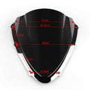 Vindruta dubbelbubbla för Suzuki GSXR600750 (2008-2009) 7 färg Generic