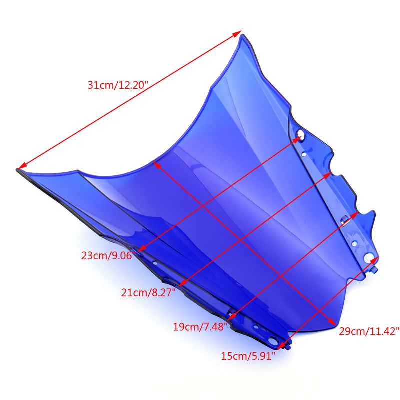 Vindruta vindruta för Yamaha YZF-R25 2014-2018 YZF-R3 2015-2018 generisk