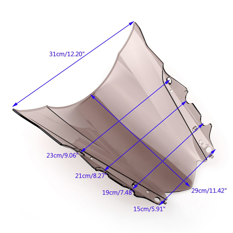 Vindruta vindruta för Yamaha YZF-R25 2014-2018 YZF-R3 2015-2018 generisk