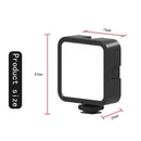 Taskuinen RGB-täysvärinen LED-videovalo 3000-9000K valokuvauksen täyttölamppu Vlog