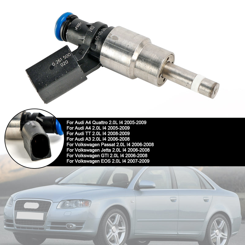 2005-2009 Audi A4 Quattro 2.0L I4 1 STK drivstoffinjektor 06F906036A