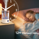Luftbefeuchter für großes Schlafzimmer (7,8L), mit UV-Sterilisation, Duftöl, 2 Ausgänge