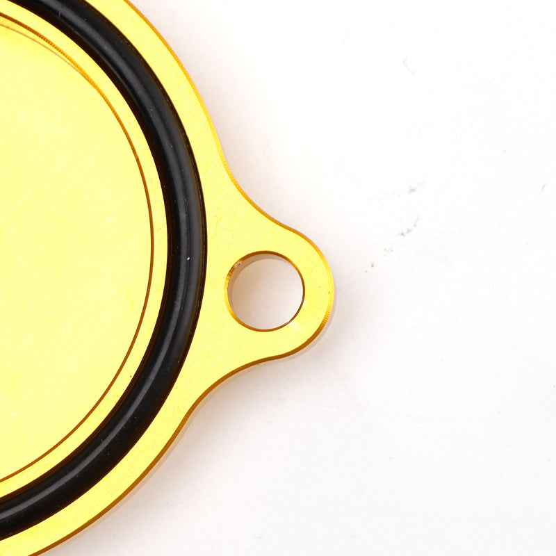 CNC Gold Ölfilterabdeckung Für Suzuki Burgmann UH 125 150 200 DR-Z 400 ES SM