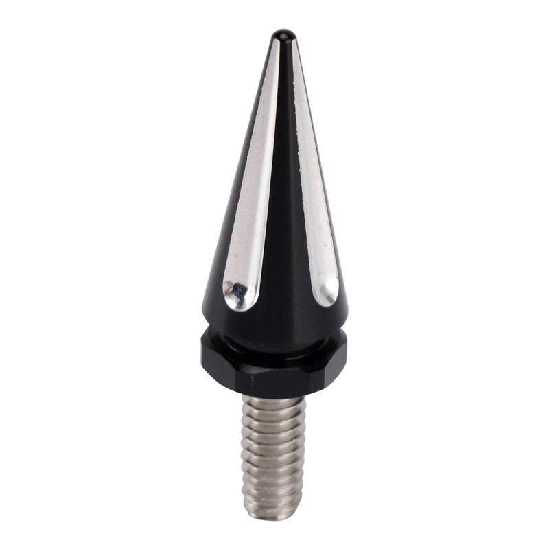 3x Schwarze Spike-Windschutzscheibenbolzen für Street Glide Electra Glide Touring &#39;96-&#39;13