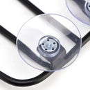 Klassischer Motorrad-Tankträger, schwarz, universell, mit Saugnäpfen