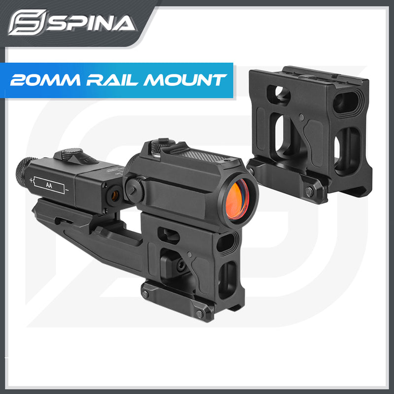 Fast Red Dot Riser Mount Passend für 20mm Picatinny-Schiene