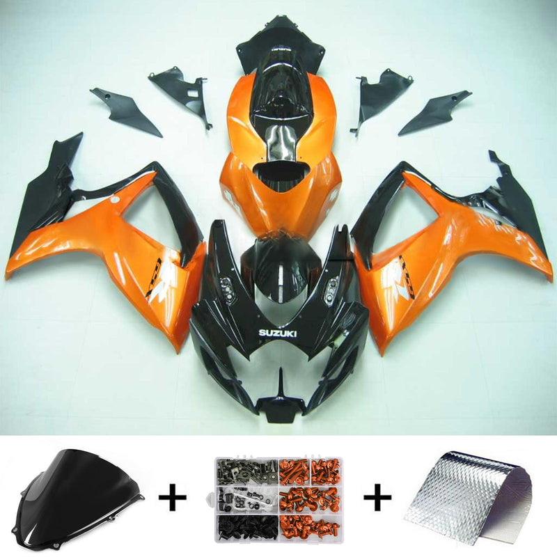 2006-2007 K6 Suzuki GSXR 600/750 Kit de carenagem de injeção de corpo de plástico