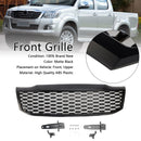 2012-2014 Toyota Hilux Vigo MK7 Mattsvart främre stötfångargrill