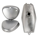 Simson S50 S51 S70 Unlackierter Kraftstofftank und Tankseitendeckel-Set