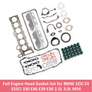 Kompletter Zylinderkopfdichtungssatz für BMW Z3 (E36) 2,5 l 152 cid L6 DOHC M54 (Baujahre 2001–2002) 11611436631