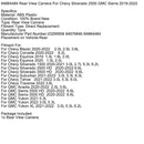 2020 Chevy Equinox 1,5 l 2,0 l Rückfahrkamera 84884484