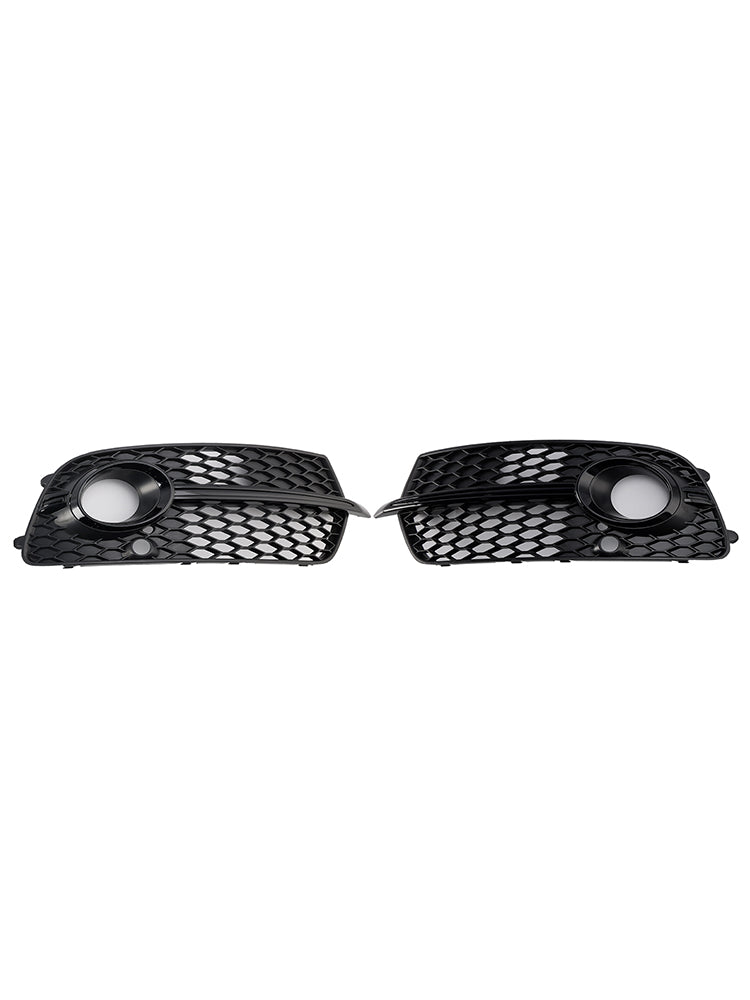 Frontstoßstange Nebelscheinwerfer Grill Grille Fit Audi Q5 S-Line SQ5 2013-2017 Schwarz