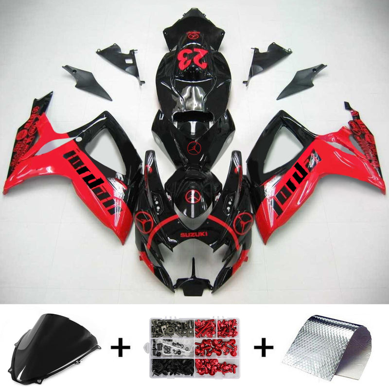 2006-2007 K6 Suzuki GSXR 600/750 injeksjonskinnesett karosseri plast