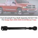 Vordere Antriebswelle (Kardanwelle) für Dodge Ram 3500 (2011–2012), Teilenummer 52123111AB