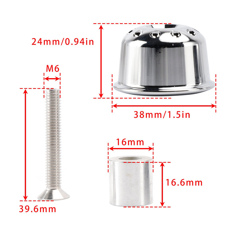 Lenkerenden-Finisher-Kit für Speed Street Cup Twin Bonneville T100 T120, Schwarz