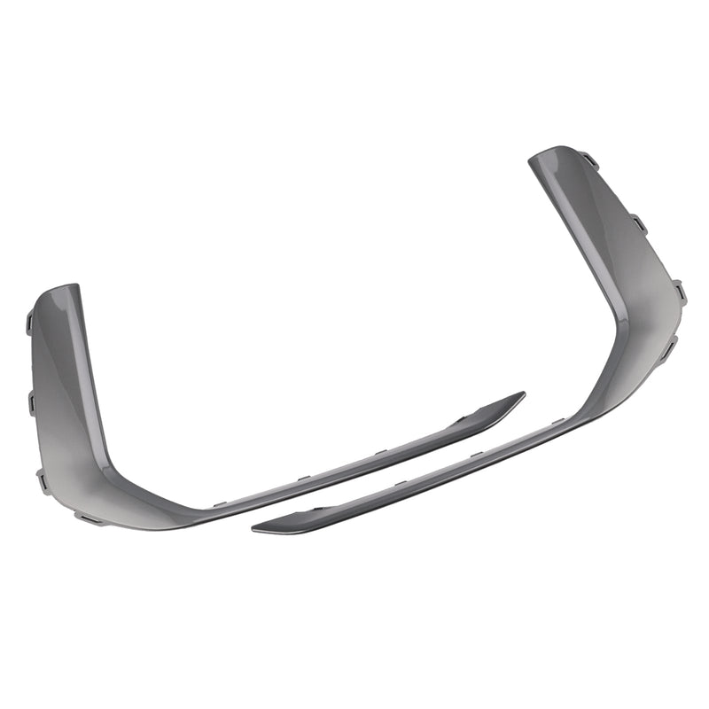 2019-2023 Audi A6 C8 S-Line S6 2PCS Front Nebelscheinwerfer Lampe Trim Grau