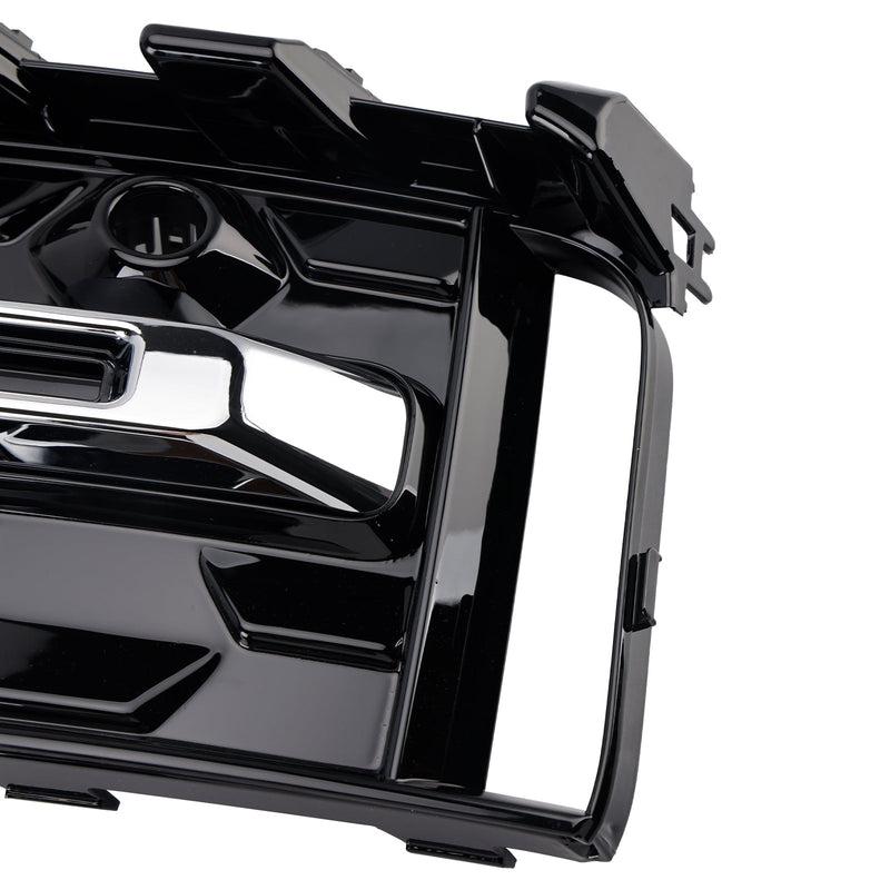 2023+ Audi A6 C8PA S-Line S6 2PCS Frontstoßstange Nebelscheinwerfer Kühlergrill Zierleiste Schwarz Chrom