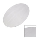 Ovales, bare lisensplate laget av aluminiumslegering, DIY, universell passform for motorsykler