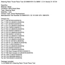 Lenkung Rack Druckstück Werkzeug 32106891974 Für BMW 1 2 3 4 Serie X1 X3 X4