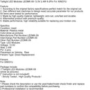 Módulos de LED da luz de lágrima LEDMK-09 13,5 V 2,4 W 9-2pin para Xingyu