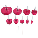 9-teiliges PVC-Rohr-Entgrater-Set – Fitting Socket Saver SCH Sanitärwerkzeug für 1/2"-Bohrmaschinen