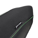 2024-2025 Für Kawasaki Ninja 500 Z500 Raider Soziuskissen-Set vorne &amp; hinten, Schwarz 1