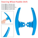 Schaltwippenverlängerung für BMW F-Serie F30 F31 F32 F10 X3 X5 Aluminium Blau