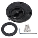 CNC-maskinert svart nøkkelfri drivstofftanklokk for Yamaha FZ1 FZ6 FZ8 YZF R1 R6 R3 FZR 750