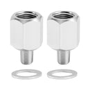 2x 1/8NPT Außengewinde auf M16-1,5 Innengewinde Öldrucksensor-Adaptergewindeanschluss