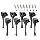 2017–2020 Nissan Titan 5.6L V8 8X Zündspule &amp; Zündkerze UF812 UF813