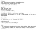 2015-2017 Volkswagen vw Touareg 7p 2kpl etuosan alempi sumuvalot Peitä jäähdytin säleikkö