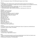 BR-67213 Vergaser, 4 Zylinder, 750 CFM, Doppelpumpe, Vergaser, E-Choke