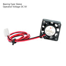 4x børsteløs jævnstrømskøleventilator 5V 2006 20x20x6mm ærme 2-benet ledning
