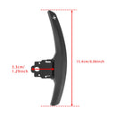 Schaltwippenverlängerung für BMW F-Serie F30 F31 F32 F10 X3 X5 Aluminium Schwarz