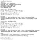 Amortyzator tylny 340mm 375mm do skuterów Suzuki Yamaha Honda ATV