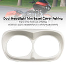 Kledning med dobbel frontlysramme for Road Glide 1998-2013