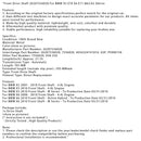 2010 BMW X5 Front Wave M Series till produktionsdatum 03/31/2010 Front Drive Shaft 26207556020 7556020 938-256