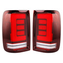2008-2019 VW Amarok V6 LED-bakljus på baksidan och vänster, par av rött