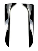 2009–2016 Audi A4 B8 Avant schwarz glänzend Paar Heckscheibe Seitenflügel Spoiler