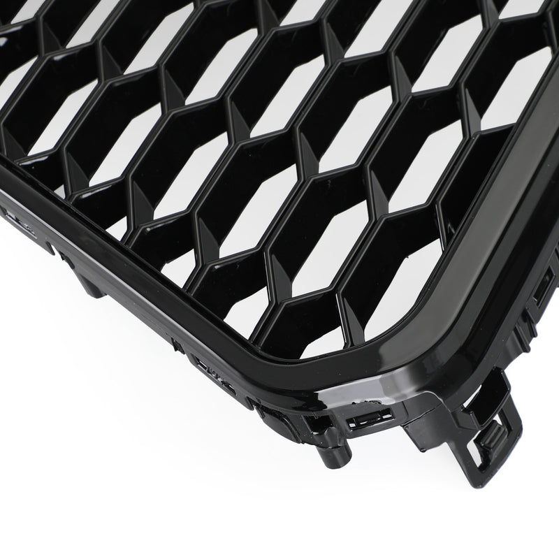 Parrilla hexagonal de malla deportiva tipo panal estilo RS7, compatible con Audi A7/S7 2012-2015, color negro