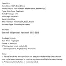 2015-2016 Audi A3 Sportback Pair Front Fog Light Lamps With Bulbs 8V0941700C