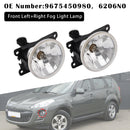 2 faróis de neblina 9675450980 para Peugeot 208 308 2008 2013-2019