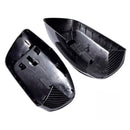 2Pcs Real Carbon Fiber Side Mirror Cover Für BMW E60 2004-2007