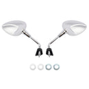 Mirror M8 Shorty left&right Chrome For Piaggio Vespa Sprint 50 125 150 Scooter