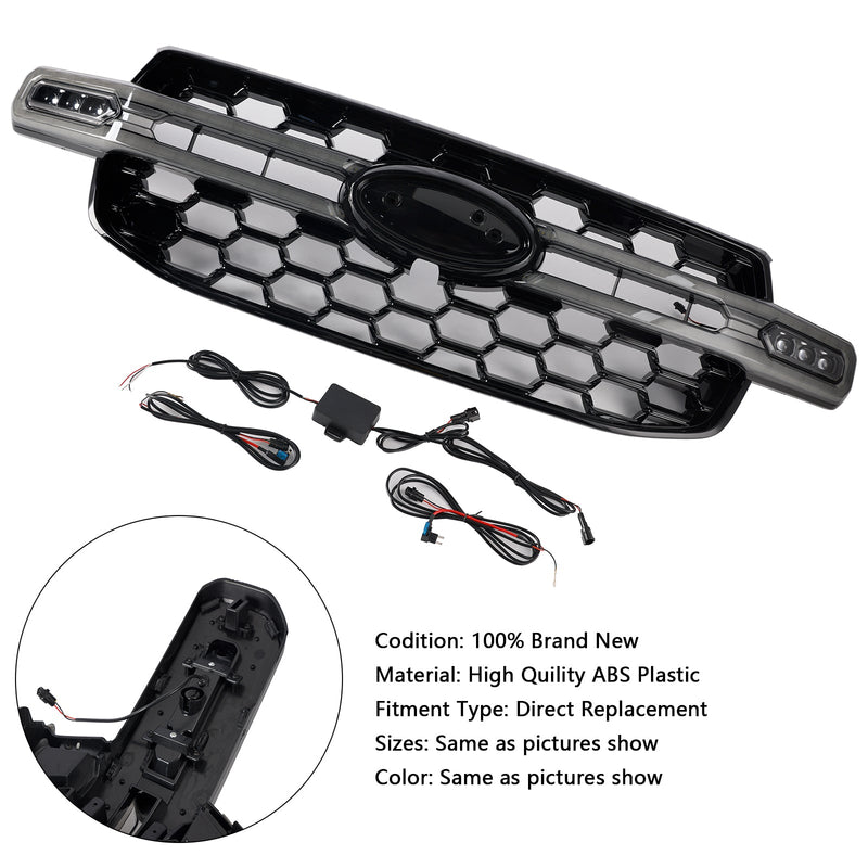 2023-2024 Ford Everest Next Next Gen T9 -levyn säleikkö etupuskurille